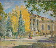 Картина Археологический музей, Художник Альбин Гавдзинский - продана Картина Археологический музей, Художник Альбин Гавдзинский - продана